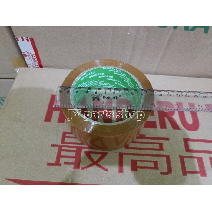 

Lakban Opp Tape Bening Coklat 45Mm X 70 Meter 1 Slop Handeru Berkkuali Termurah Langka