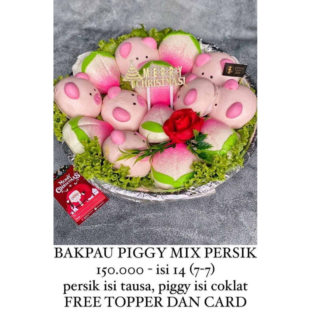 

NEW! Bakpao Tampah Mix Hampers Natal / Christmas Edition 2022 - PIGGY SEMUA Limited
