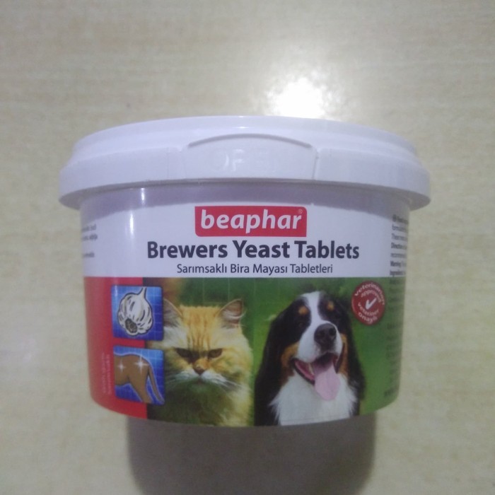 Beaphar Brewers Yeast Tablets Vitamin Bulu Anjing Kucing 250Tablets #Gratisongkir