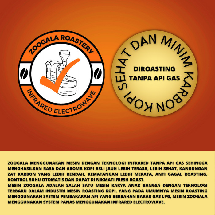 

Zoogala Biji Kopi Arabika Roasted Bean Brave Bold Asli Jawa Barat 1 Kg Terbaru