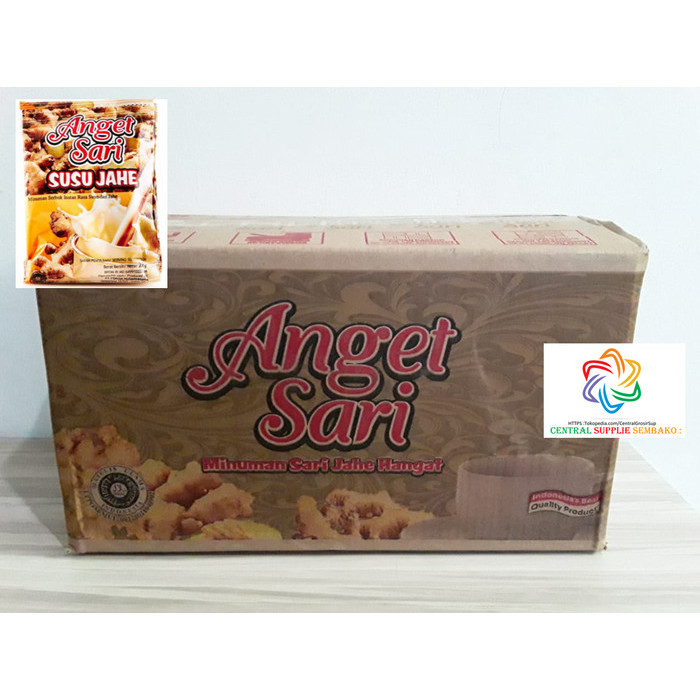 

Anget Sari Susu Jahe [28 Gr /250 Pcs / 1 Karton ] Terbaru