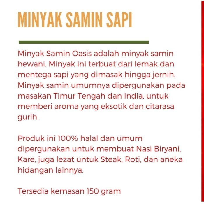 

Minyak Samin Ghee Arab Murah Asli Hewani Kf Kg Kilo Kiloan Keto Kebuli Promo