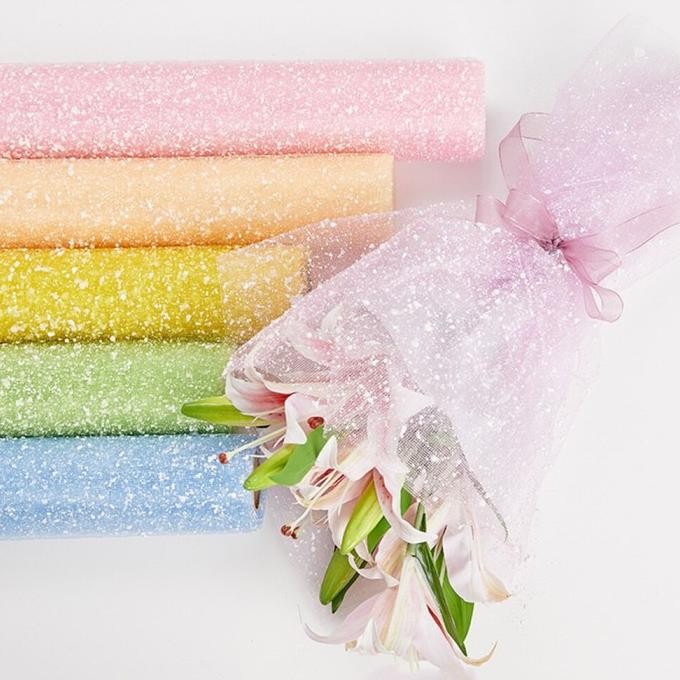 

KAIN TILE SALJU TERMURAH / SNOW MESH FLOWER WRAPPING PAPER FLORIST ASLI