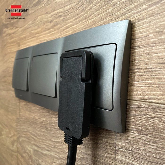 brennenstuhl Flat Plug 10 M Kabel Ekstensi