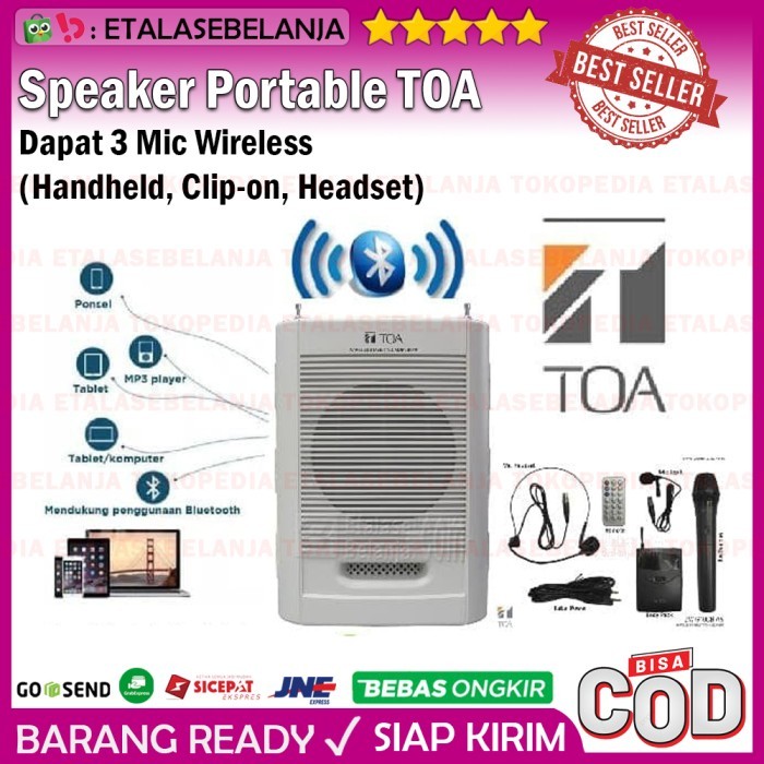 Cuci Gudang Toa Zw-G10Cb-As - Portable Sound System