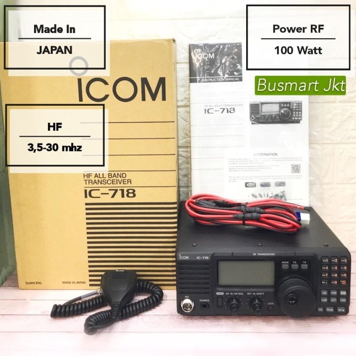 Terbaru Icom Ic 718 / Radio Ssb Icom Ic718 / Radio Hf All Band Original