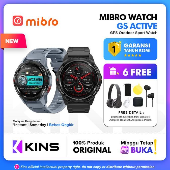 Mibro GS Active AMOLED HD Screen GPS Outdoor Sport Jam Tangan