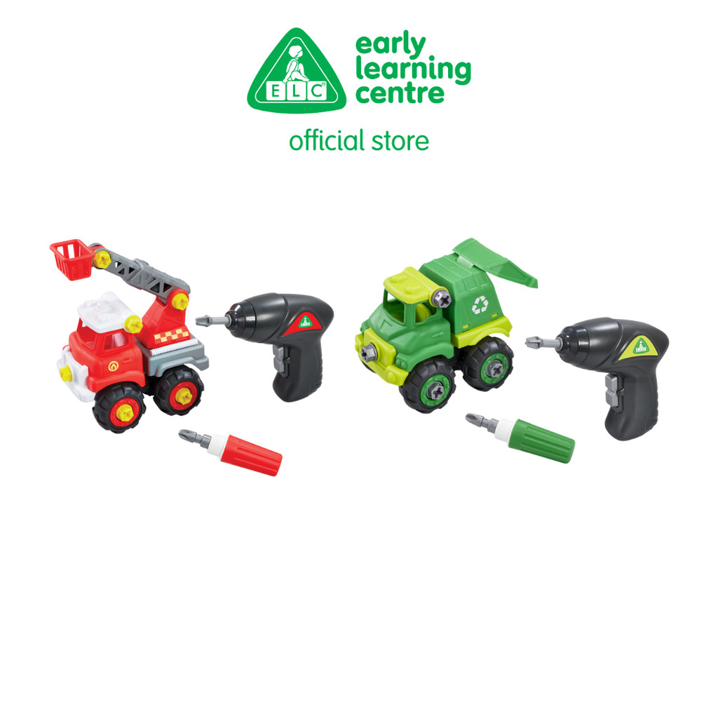 ELC Big City Build & Play Vehicle Series - Mainan Konstruksi Mobil Mobilan Anak