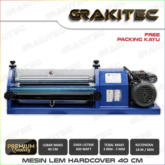 

TERBARU - Mesin Lem Hardcover / Alat Gluing Kertas Karton Hardcover Grakitec