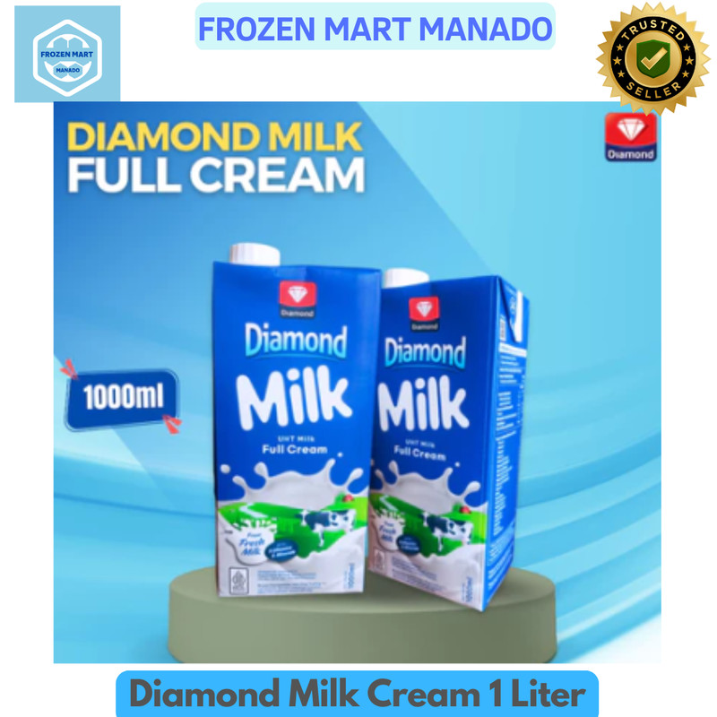 

Diamond Milk Cream 1 Liter - Frozen Mart Manado (Frozen Food Manado