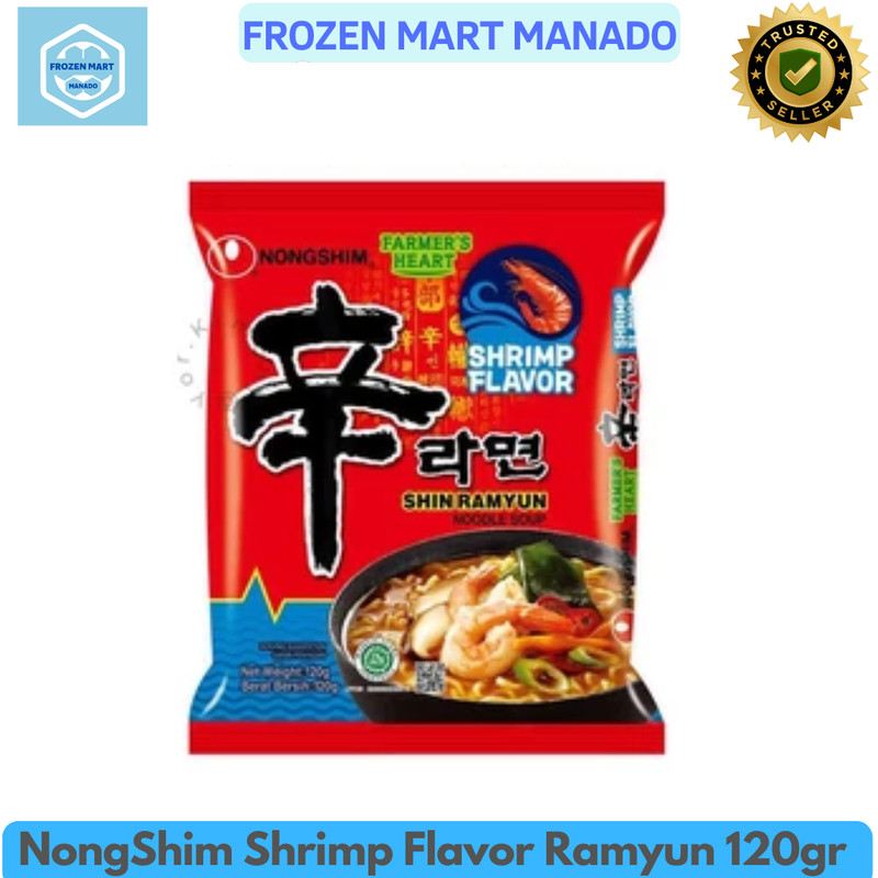 

NongShim Shrimp Flavor Ramyun 120gr - Frozen Mart Manado (Frozen Food Manado)