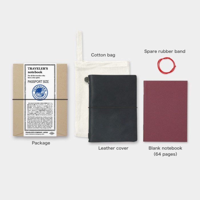 

Midori Traveler'S Notebook Passport Size - Black Terbaru