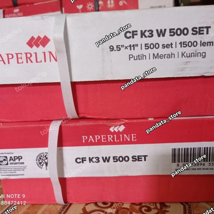 

Kertas Continuous Form Paperline 3 Ply 9,5X11 Kemasan Ekonomis Terlaris