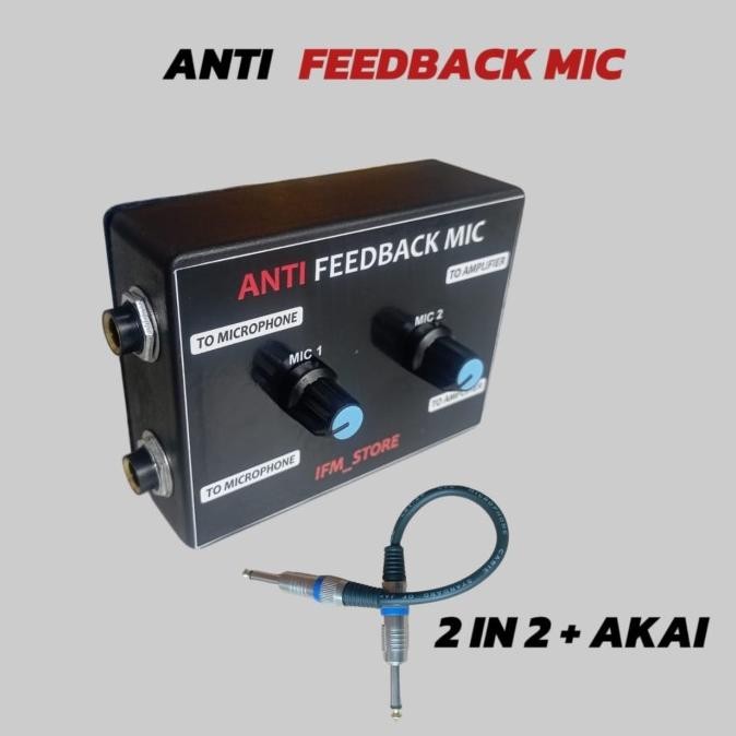 Trending Alat Anti Feedback Mic 2 Input 2 Output Anti Dengung Mic Universal Best 2024