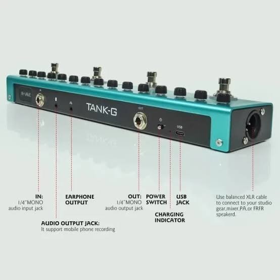 MVave m-vave Tank G strip Guitar Gitar Effect Pedal support IR Impulse Respond Cabsim Cabinet