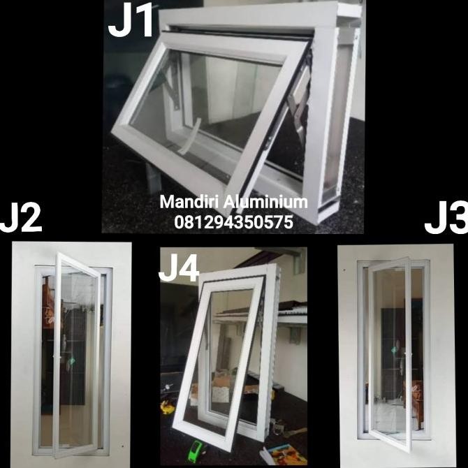 Jendela Aluminium 60 x 120