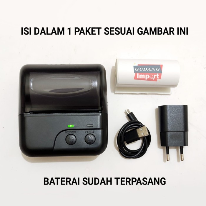 

Printer Thermal Bluettoth 80Mm Cetak Resi Pengiriman Struk Kasir Promo