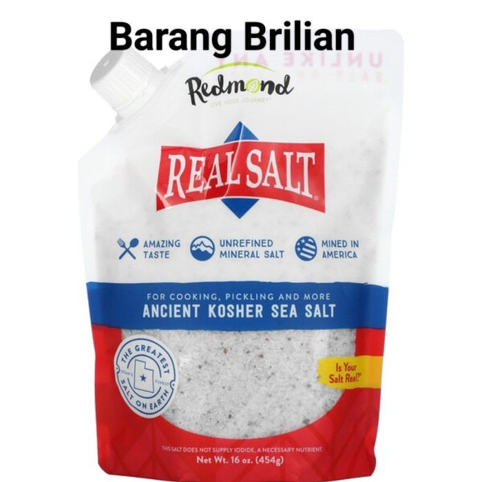 

Redmond Real Salt Ancient Kosher Sea Salt 454 Gram Terlaris
