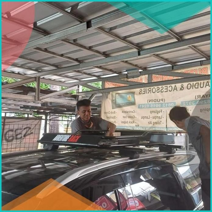 Roof Rack bagasi atas mobil Toyota All new Fortuner vrz+cross bar adv