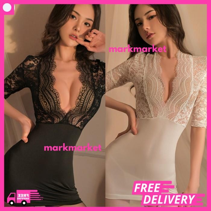 LINGERIE SEKSI HOT HOT SUSPENDER LINGERES DRESS BAJU MALAM SEKSI TERBAIK