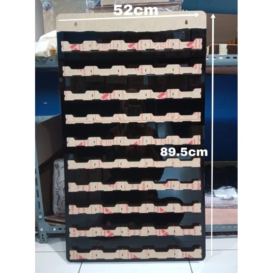 

Rak kartu KTP isi 48 & 50 bahan acrylic bening / display card akrilik