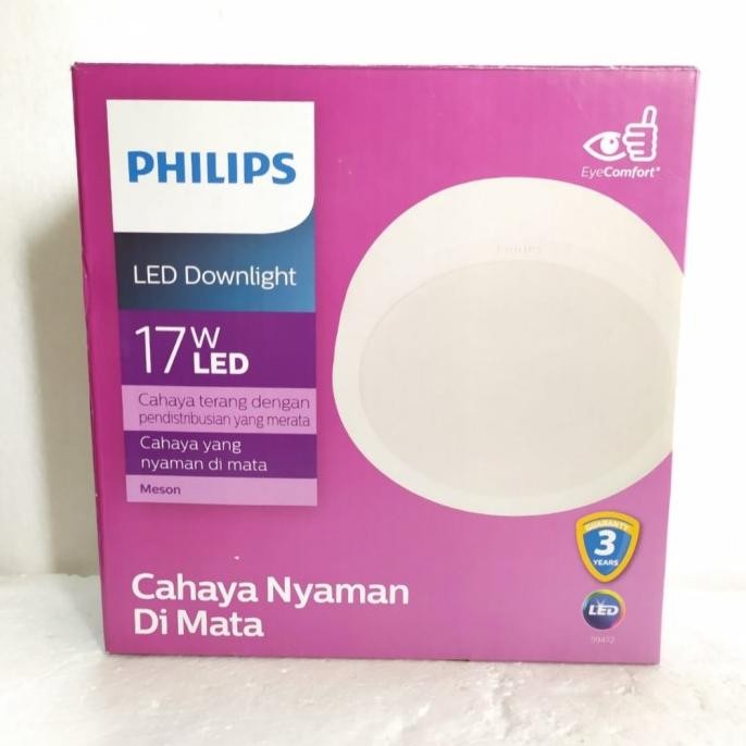 NEW Downlight Philips Led 17 Watt Meson Bulat Outbow