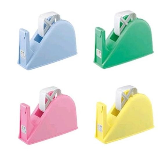 

TAPE DISPENSER ALAT PEMOTONG ISOLASI BESAR WARNA PASTEL KOKUYO T-M15