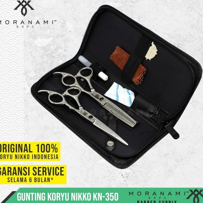 Gunting Rambut Set Koryu Nikko Gunting Potong Dan Sasak Rambut Kn-350