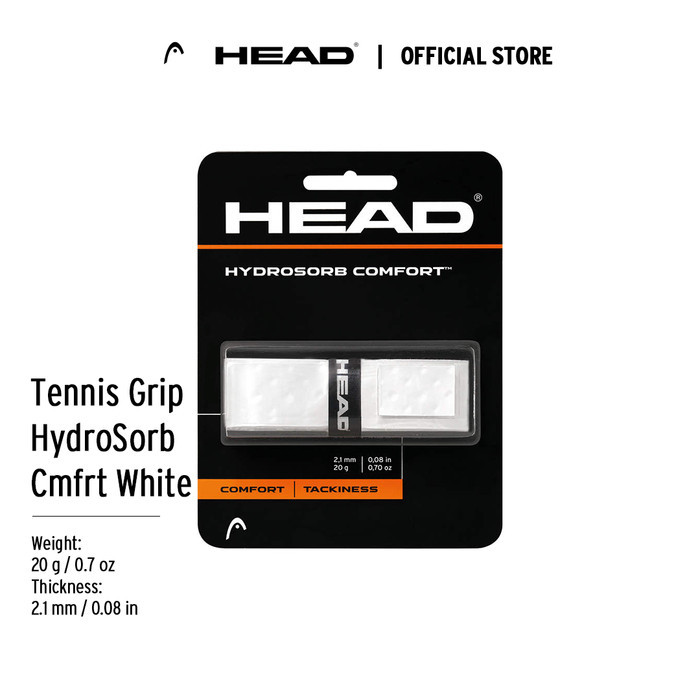 Head Hydrosorb Comfort White - Grip Tennis