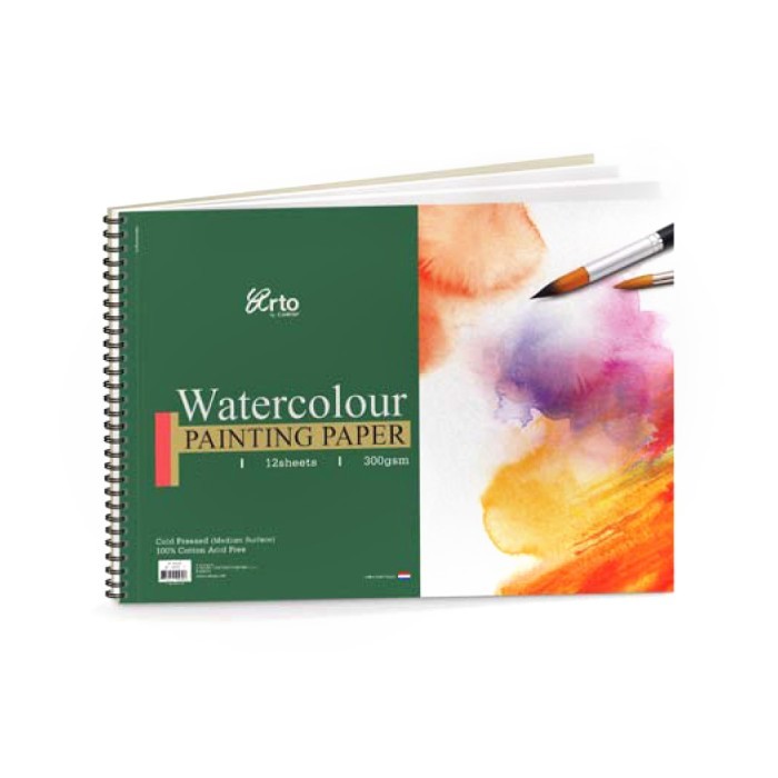 

Triyper Arto Wire-O Watercolour Paper A3 (300 Gsm, 12S, 100% Cotton)