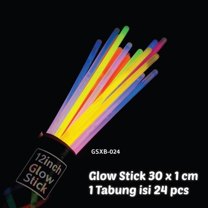 GLOW STICK BESAR 30 x 1 cm - GLOW STICK BIG 12 inch GLOWSTICK FOSFOR [terbaik]