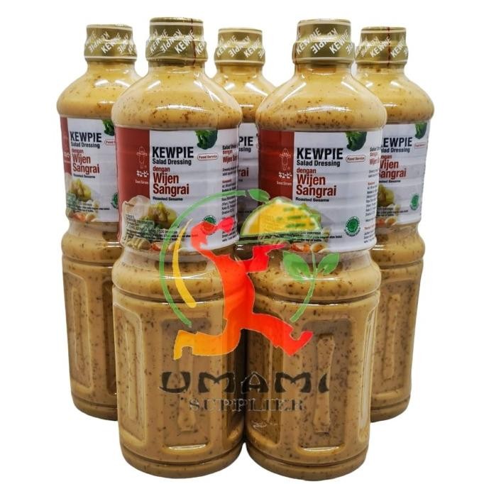 

Kewpie Salad Dressing Roasted Sesame/Wijen Sangrai 1 Liter