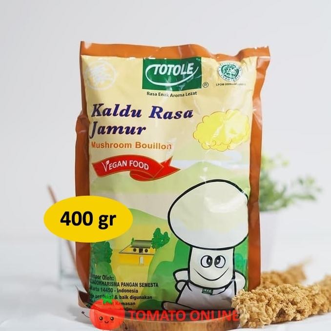

Totole Kaldu Jamur Vegetarin Vege 400 gr gram G / 400gr / 400gram