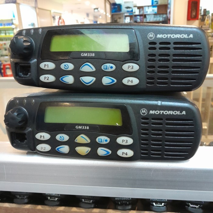 TERBARU RADIO RIG MOTOROLA GM 338 VHF SECOND MULUS 136-174 Mhz 45 WATT