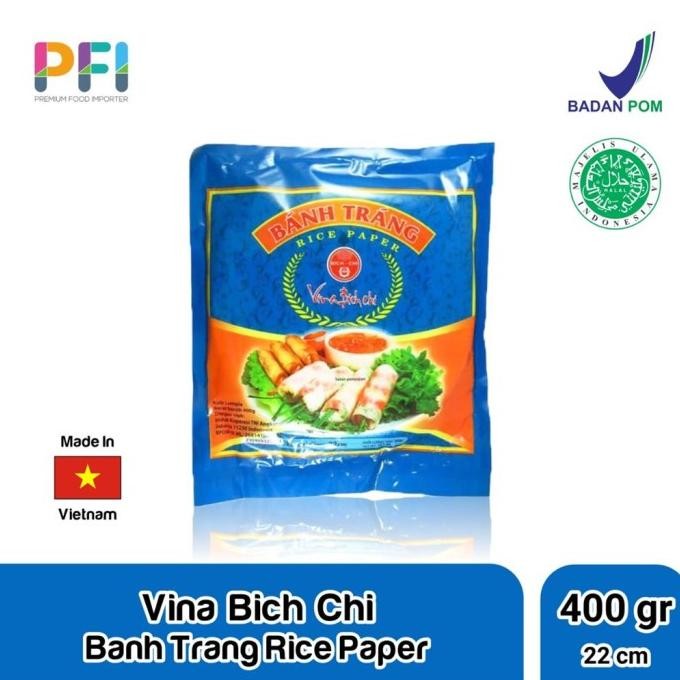 

VINA BICH CHI BANH TRANG RICE PAPERS BLUE 22CM 400G