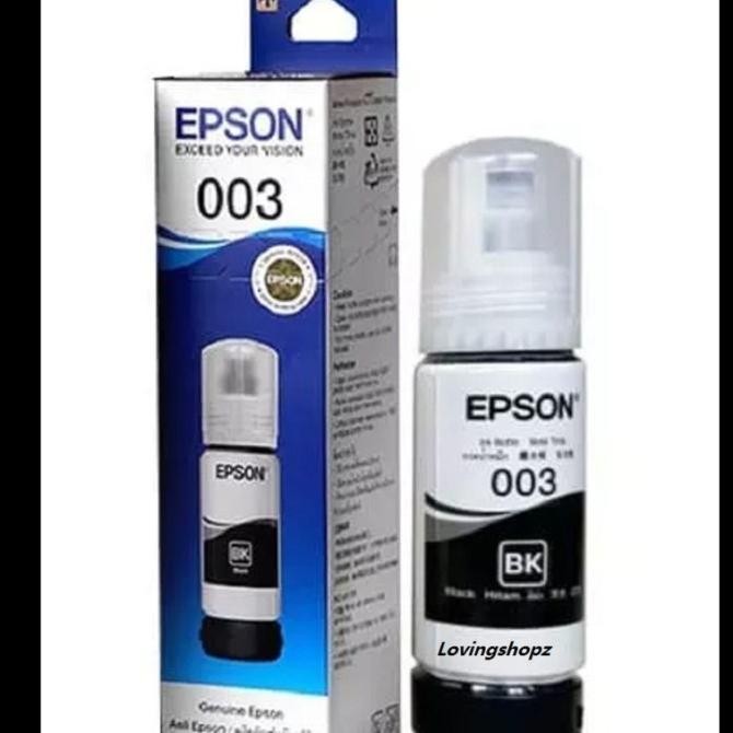 Baru Tinta Epson 003 Black For L3110, Tinta Hitam Epson 003