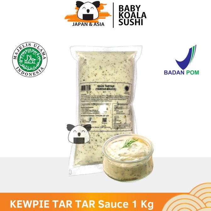

TAR TAR SAUCE KEWPIE 1 Kg | Saus Tartar Gurih untuk Cocolan Steak Beef