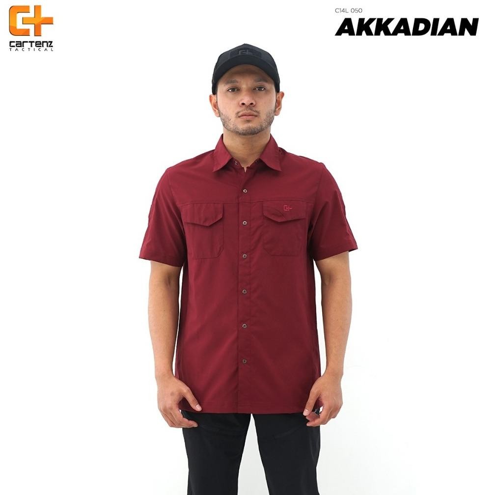 Tinos Kemeja Pendek Cartenz Tactical Akkadian New Colors