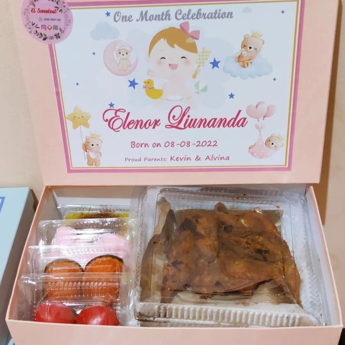 

Hampers manyue/bingkisan bayi/hamper baby one month/40 hari/syukuran
