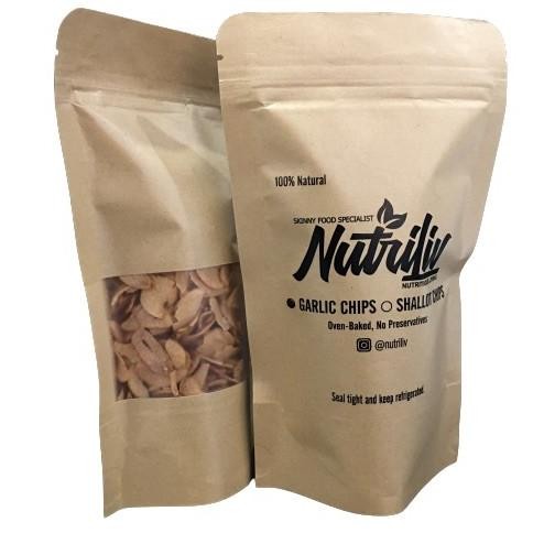 

3 Bungkus Nutriliv Baked Garlic Chips Bawang Putih Oven Panggang