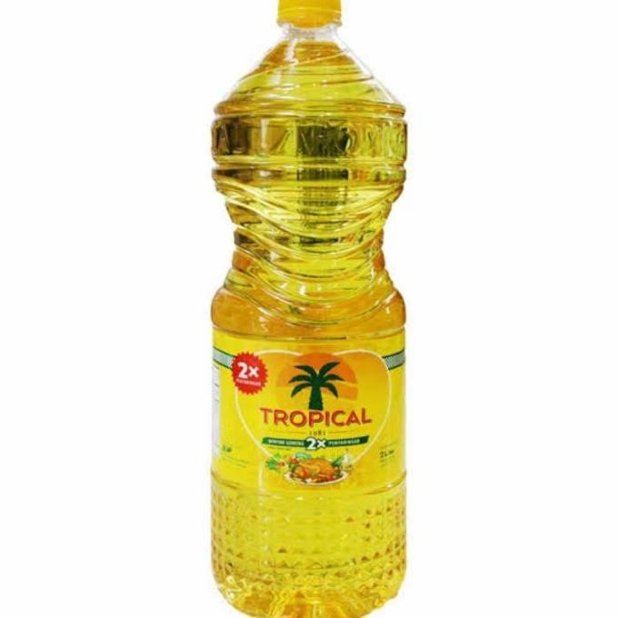 

minyak tropical 2 liter kemasan botol