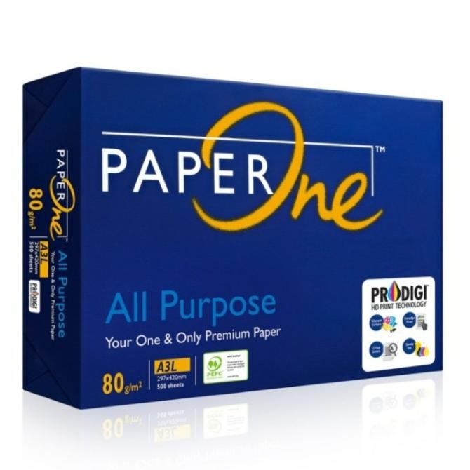 

TERLARIS - KERTAS HVS A3 80 gram PAPER ONE / rim