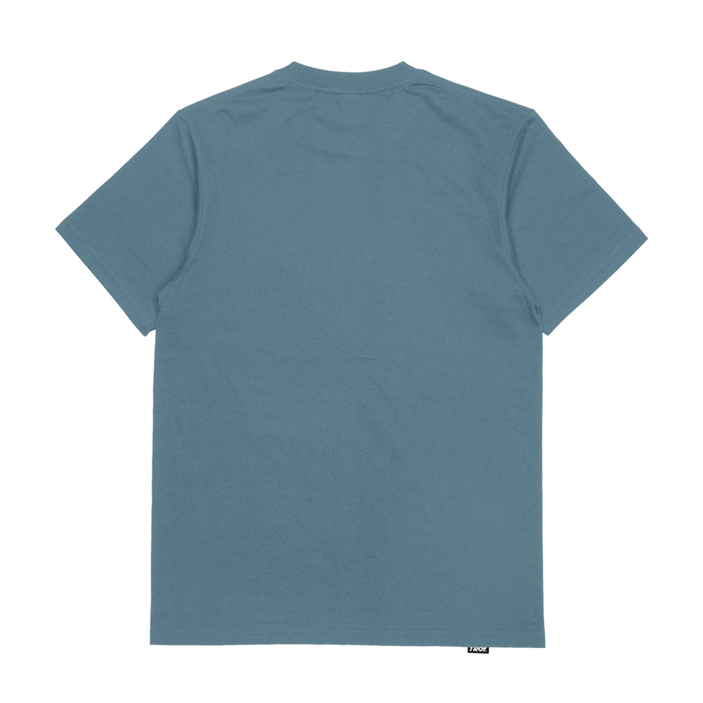 Troy Company Tshirt Mineral Blue Addicted - Kaos Lengan Pendek Kaos Biru Mineral MTD 2821