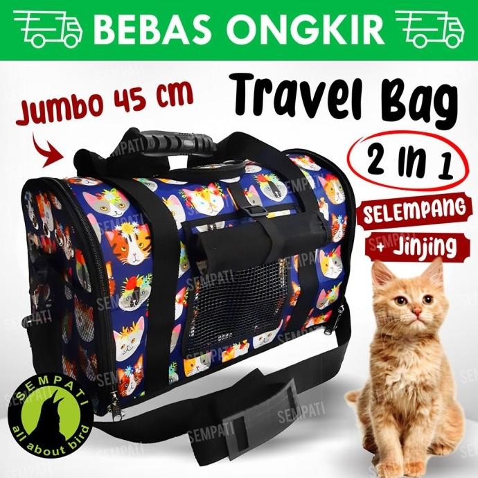 TAS HEWAN PET CARGO SELEMPANG JINJING BAWA HEWAN BURUNG KUCING TASHWN