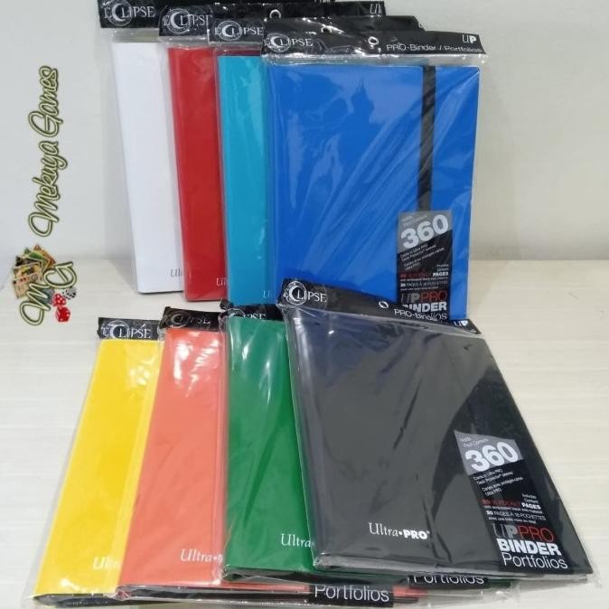 

BEBAS ONGKIR - Ultra Pro Eclipse 9-Pocket PRO-Binder-Jet Black Buku Sleeves 360 Kartu