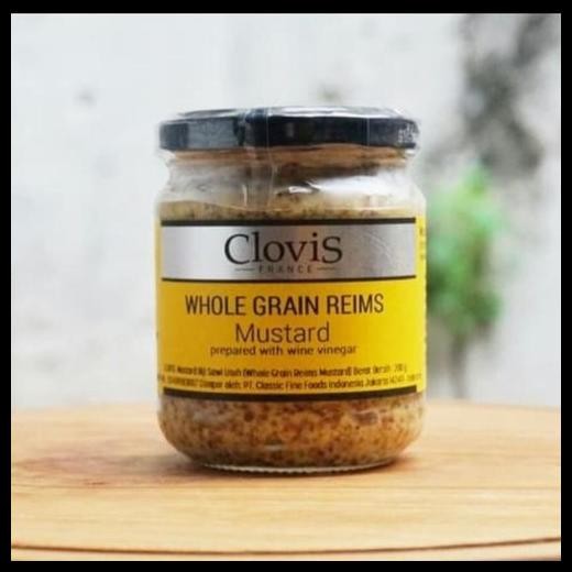 

Clovis Mustard Whole Grain 200Gr