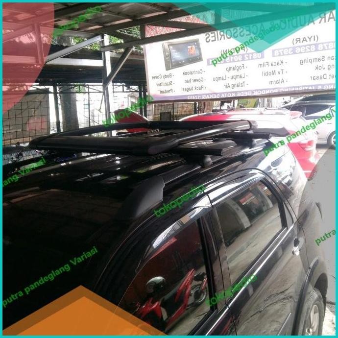 Roof Rack bagasi atas mobil Pajero sport lama + cross bar platinum 14