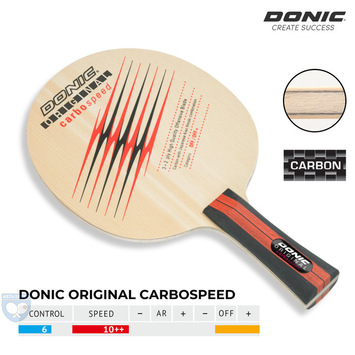Donic Original Carbospeed Carbon Blade Bet Tenis Meja