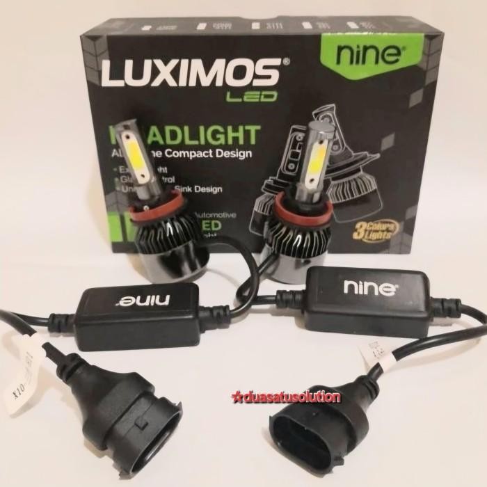 Led Mobil Luminos Eco9 X9 H11 30W 3Warna / Bohlam Led Foglamp Garansi