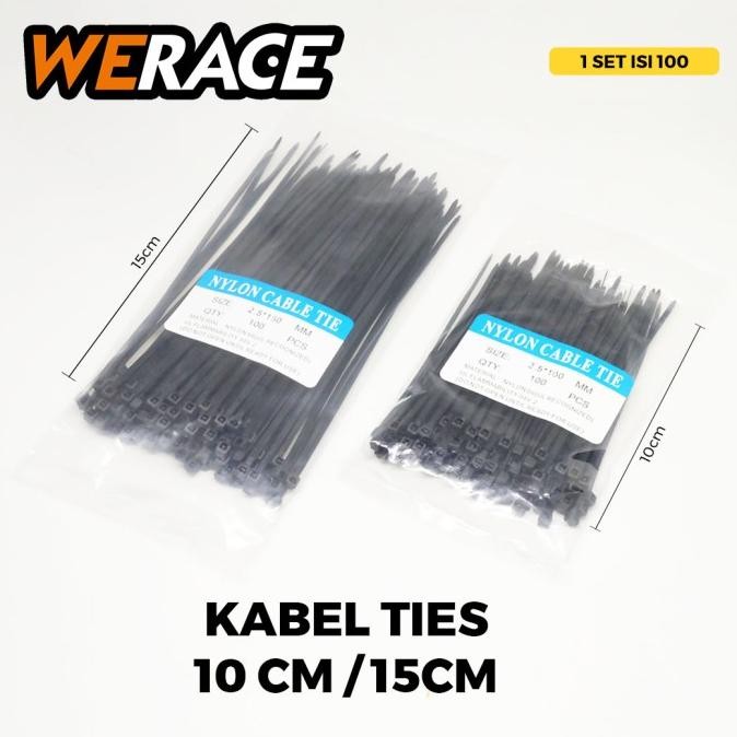 

KABEL TIES NYLON HITAM 2.5MM 10CM / 15CM Indo Autocar